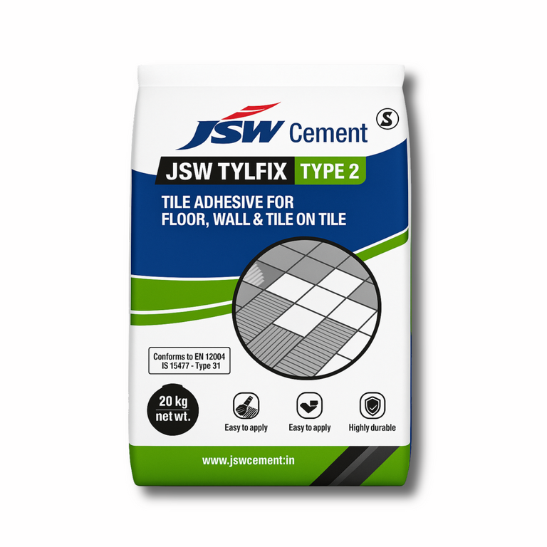 JSW TYLFIX TYPE 2 Grey 20kg – Mason Mart