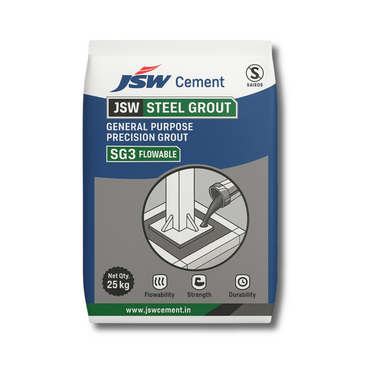 JSW SG3 Steel Grout (GP2) 25 kg - Construction Material Delivery in Mumbai | MasonMart
