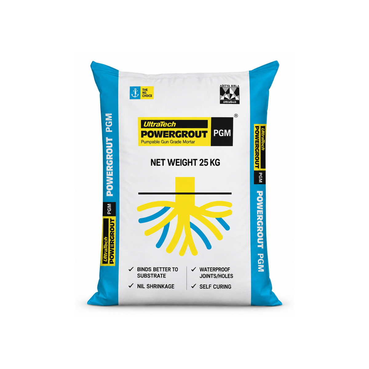 UltraTech POWERGROUT PGM 60 – 25 kg – Construction Material Delivery in Mumbai | MasonMart