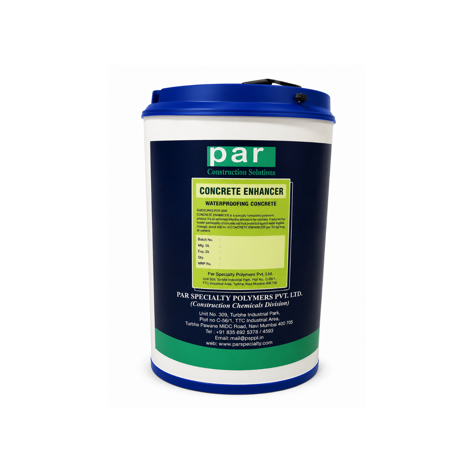 PAR Concrete Enhancer - 1, 5, 20 & 50 kg - Construction Material Delivery in Mumbai | MasonMart