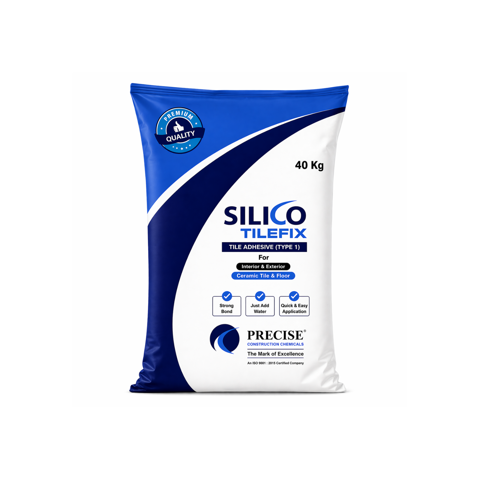 SilicoTileFix Tile Adhesive Type 1 40 Kg - Construction Material Delivery in Mumbai | MasonMart