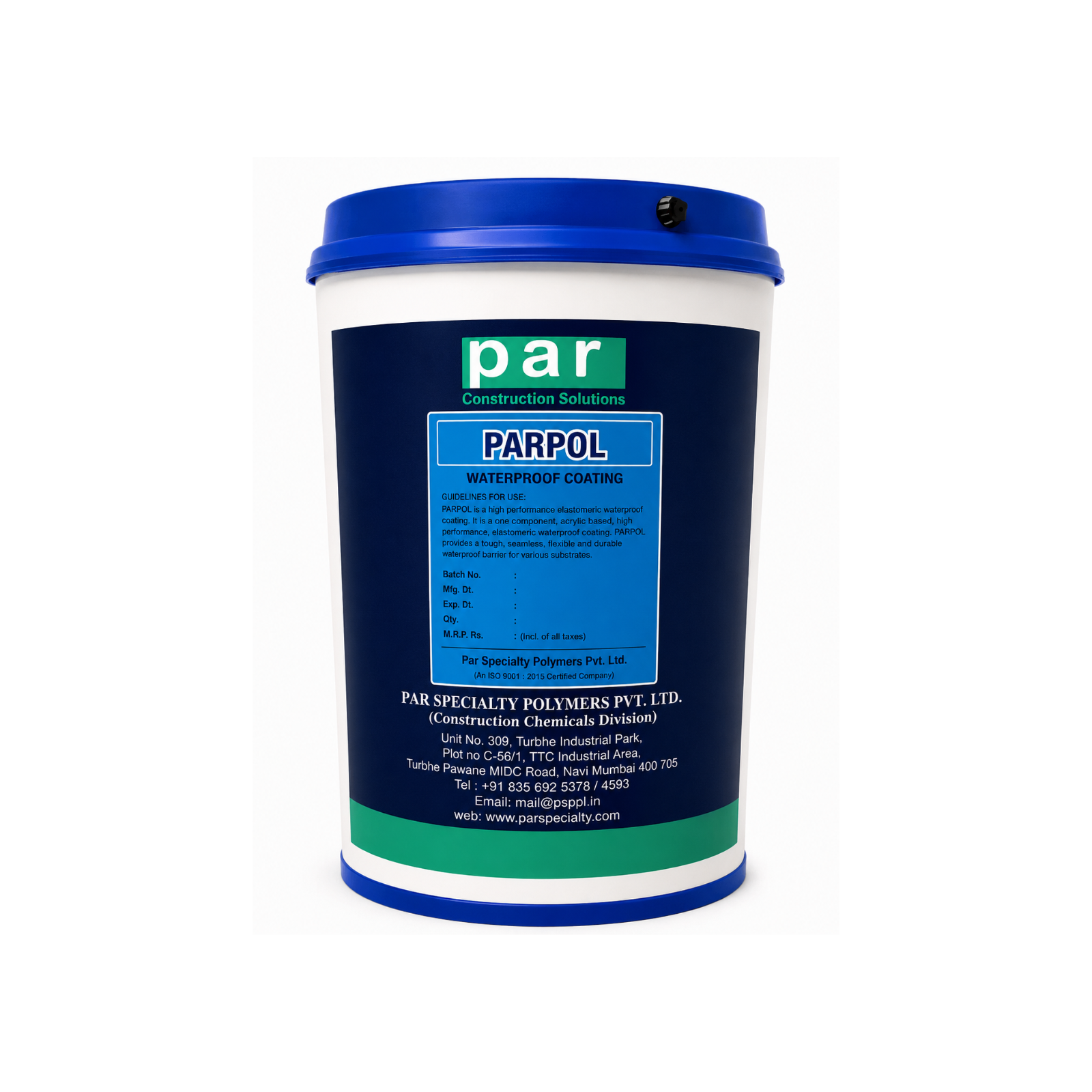 PAR COAT S - 1, 5 & 20 kg - Construction Material Delivery in Mumbai | MasonMart