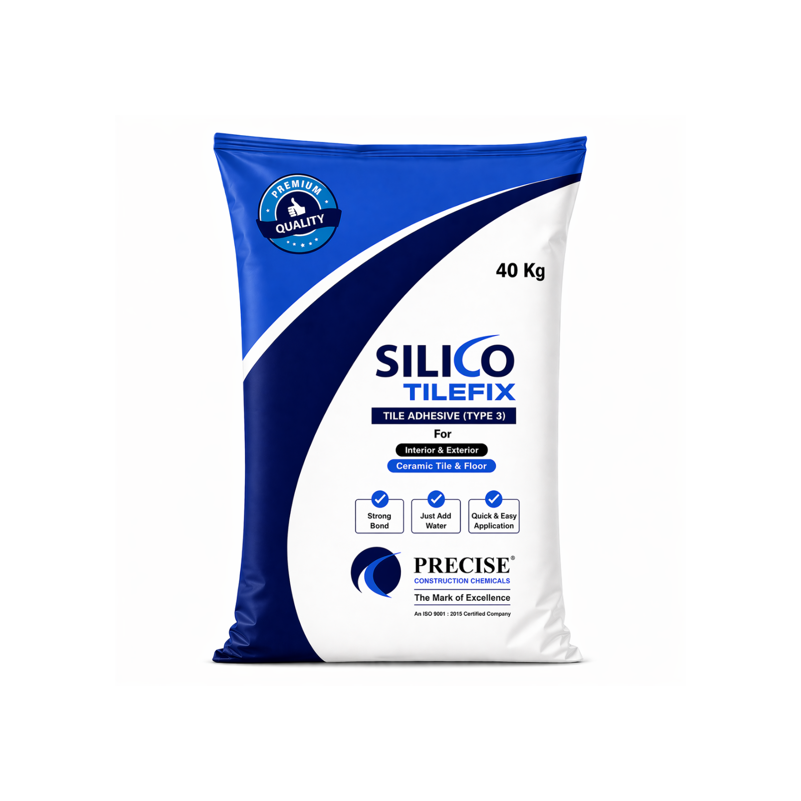 SilicoTileFix Tile Adhesive Type 3 40 Kg - Construction Material Delivery in Mumbai | MasonMart