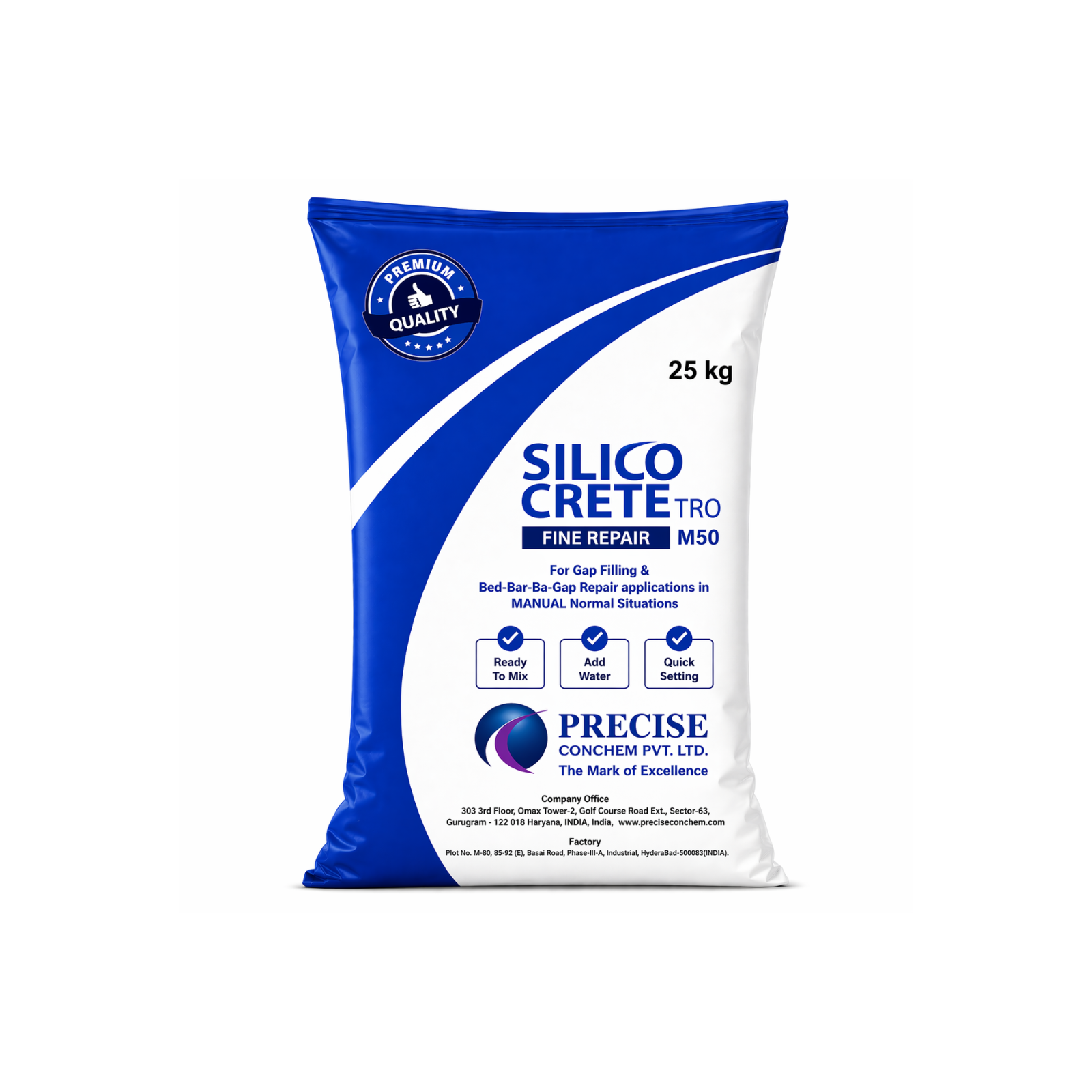 SILICO Crete M50 TRG Tie Rod Grout powder - Construction Material Delivery in Mumbai | MasonMart